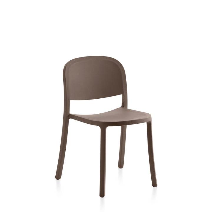 1 Inch Reclaimed Stacking Chair - Emeco Chairs - Brown - HORNE