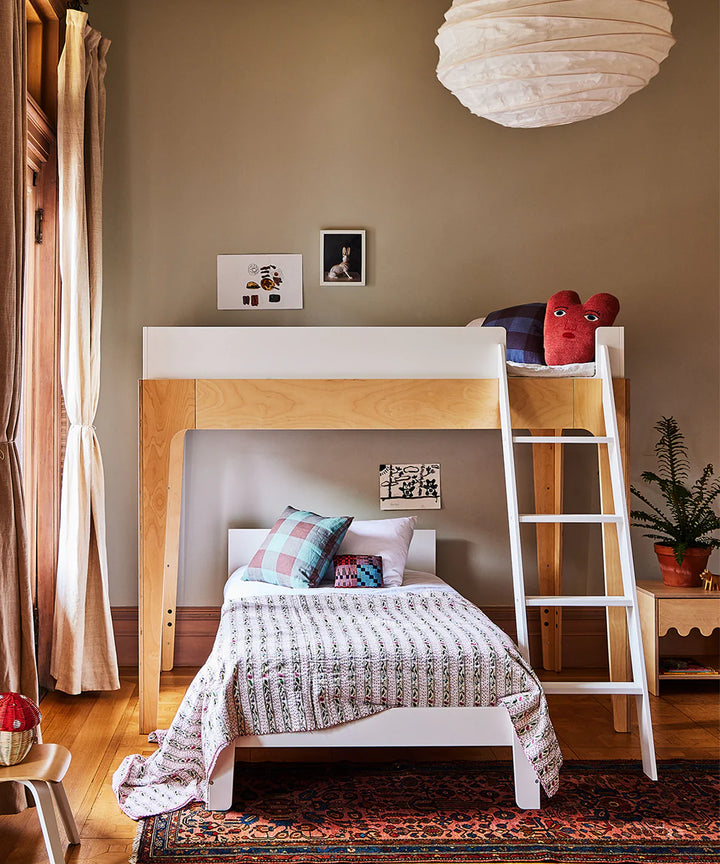 Perch Twin Lower Bed - White