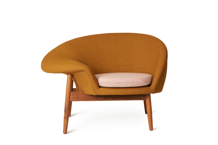 Fried Egg Lounge Chair - Warm Nordic - Chairs - Canvas 424/614 - Left - Facing - HORNE