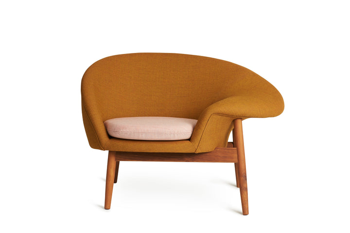 Fried Egg Lounge Chair - Warm Nordic - Chairs - Canvas 424/614 - Right - Facing - HORNE