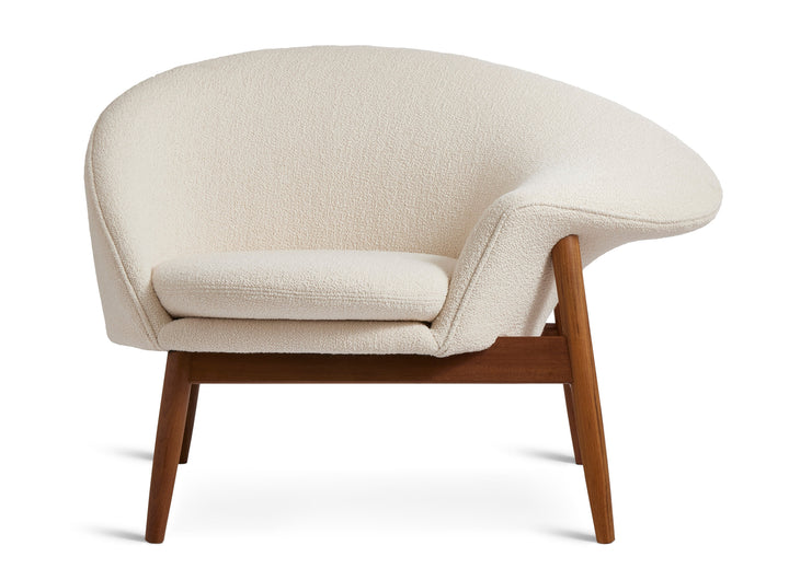 Fried Egg Lounge Chair - Warm Nordic - Chairs - Barnum 24/Smoked Oak - Right - Facing - HORNE