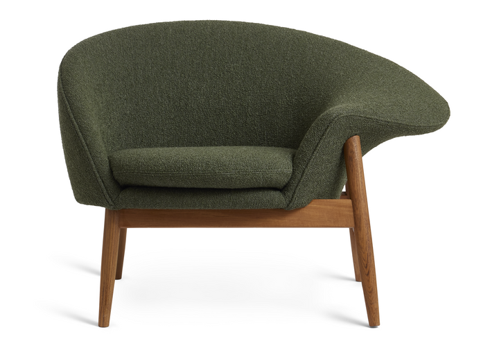 Fried Egg Lounge Chair - Warm Nordic - Chairs - Barnum 09/Smoked Oak - Right - Facing - HORNE