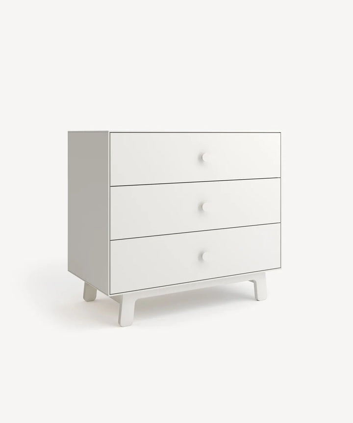 3 Drawer Dresser - Sparrow - Oeuf Kids + Baby - White - HORNE
