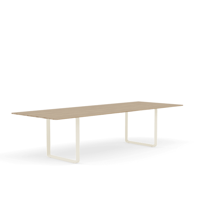 70/70 Table - Large - Muuto Table + Task - Solid Oak Top & Sand Base - HORNE
