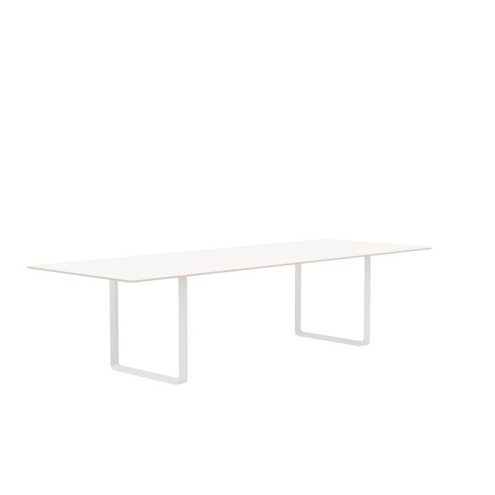 70/70 Table - Large - Muuto Table + Task - White Laminate Top & White Base - HORNE