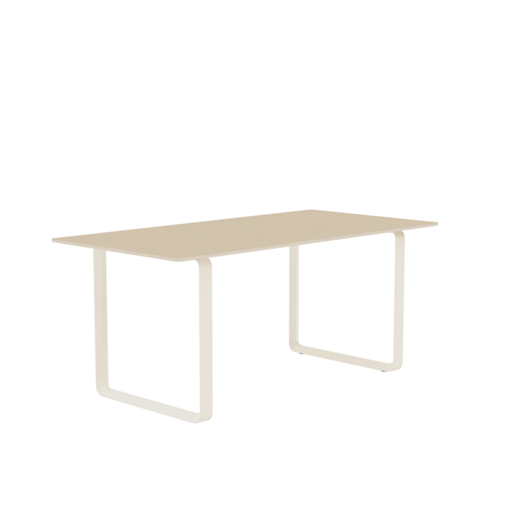 70/70 Table - Small - Muuto Table + Task - Solid Oak Top & Sand Base - HORNE