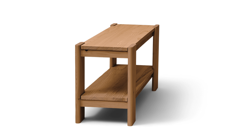 Beam Bench - Deep Brown Pine