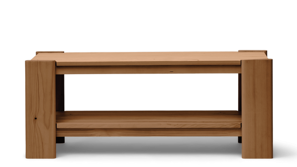 Beam Bench - Deep Brown Pine