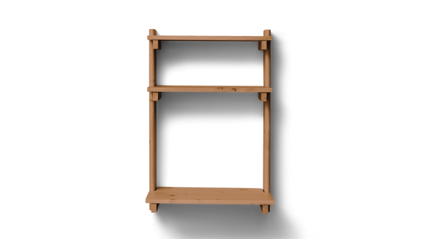 Beam Shelf 3 - Deep Brown Pine