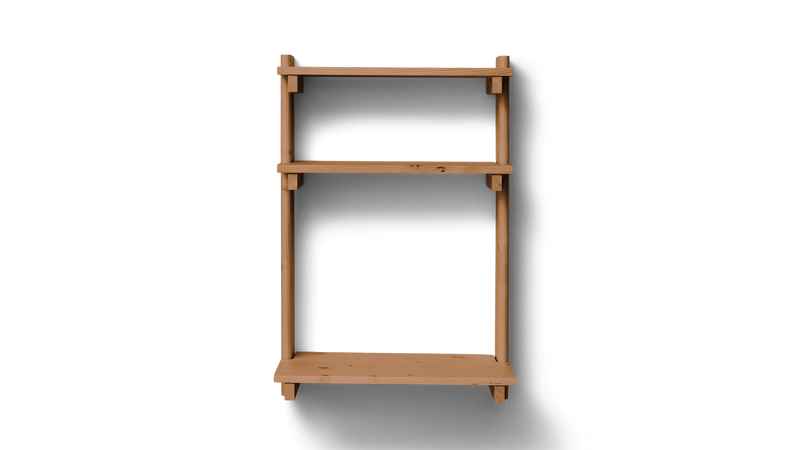 Beam Shelf 3 - Deep Brown Pine