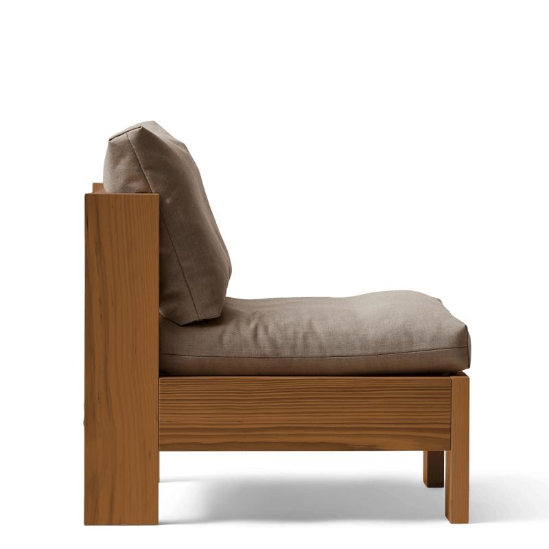 Icon Lounge Chair - Deep Brown Pine