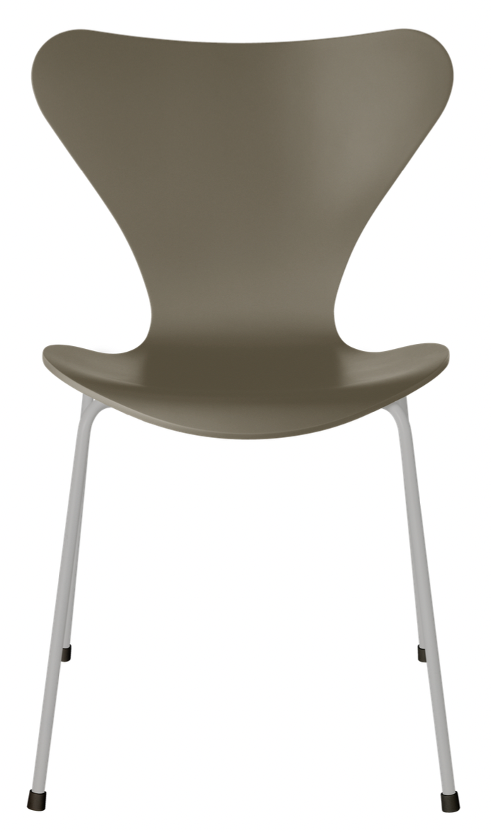 Series 7 - Lacquered - Fritz Hansen - Chairs - Olive Green - Nine Grey - HORNE