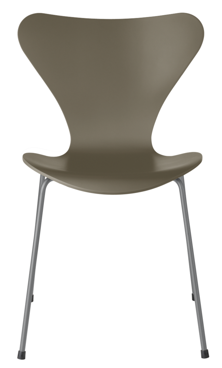Series 7 - Lacquered - Fritz Hansen - Chairs - Olive Green - Silver Grey - HORNE