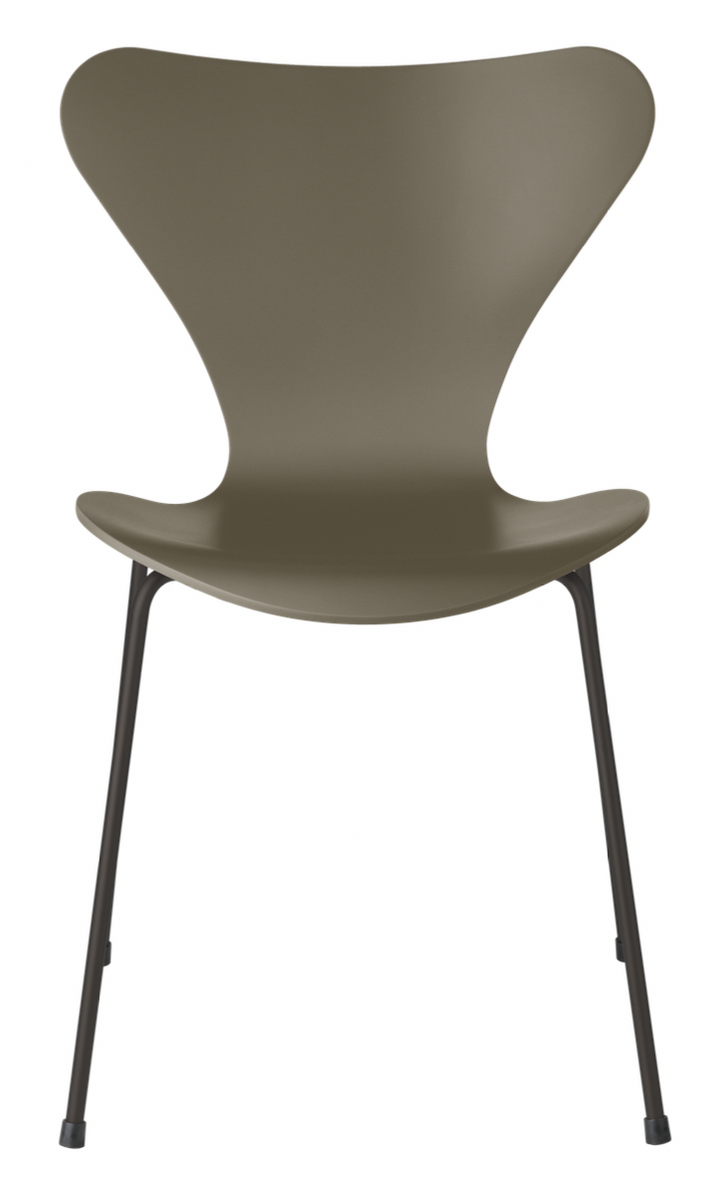 Series 7 - Lacquered - Fritz Hansen - Chairs - Olive Green - Warm Graphite - HORNE