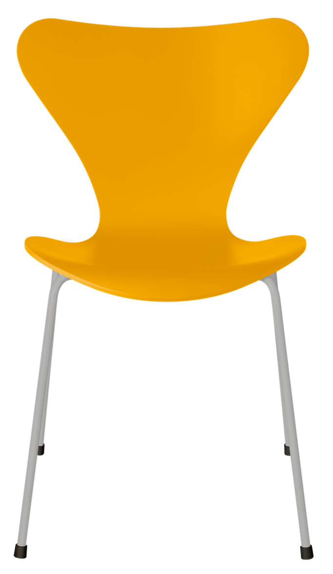 Series 7 - Lacquered - Fritz Hansen - Chairs - True Yellow - Nine Grey - HORNE