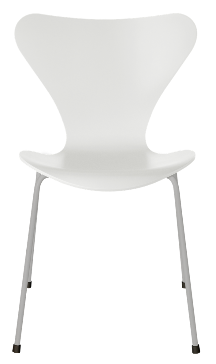 Series 7 - Lacquered - Fritz Hansen - Chairs - White - Nine Grey - HORNE