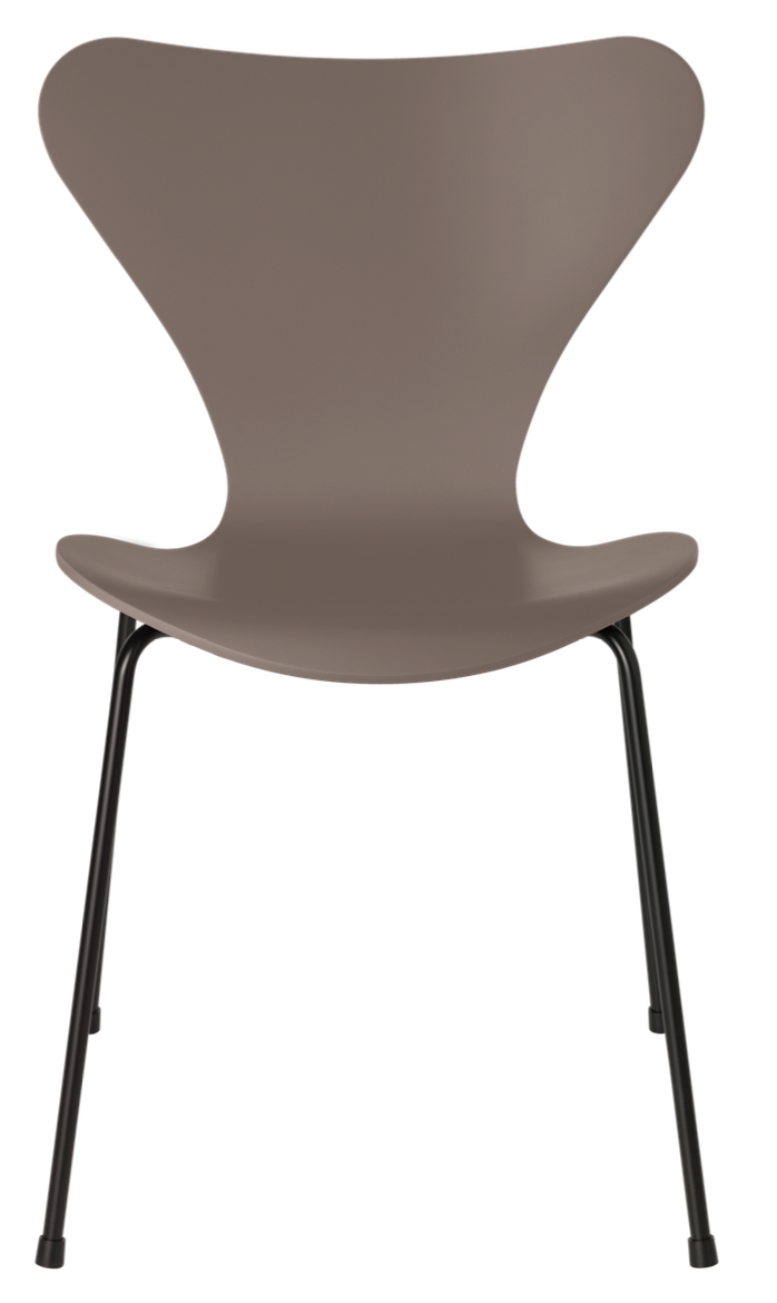 Series 7 - Lacquered - Fritz Hansen - Chairs - Deep Clay - Black - HORNE