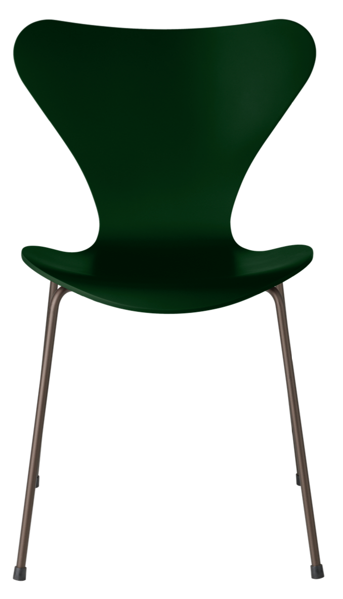 Series 7 - Lacquered - Fritz Hansen - Chairs - Evergreen - Brown Bronze - HORNE
