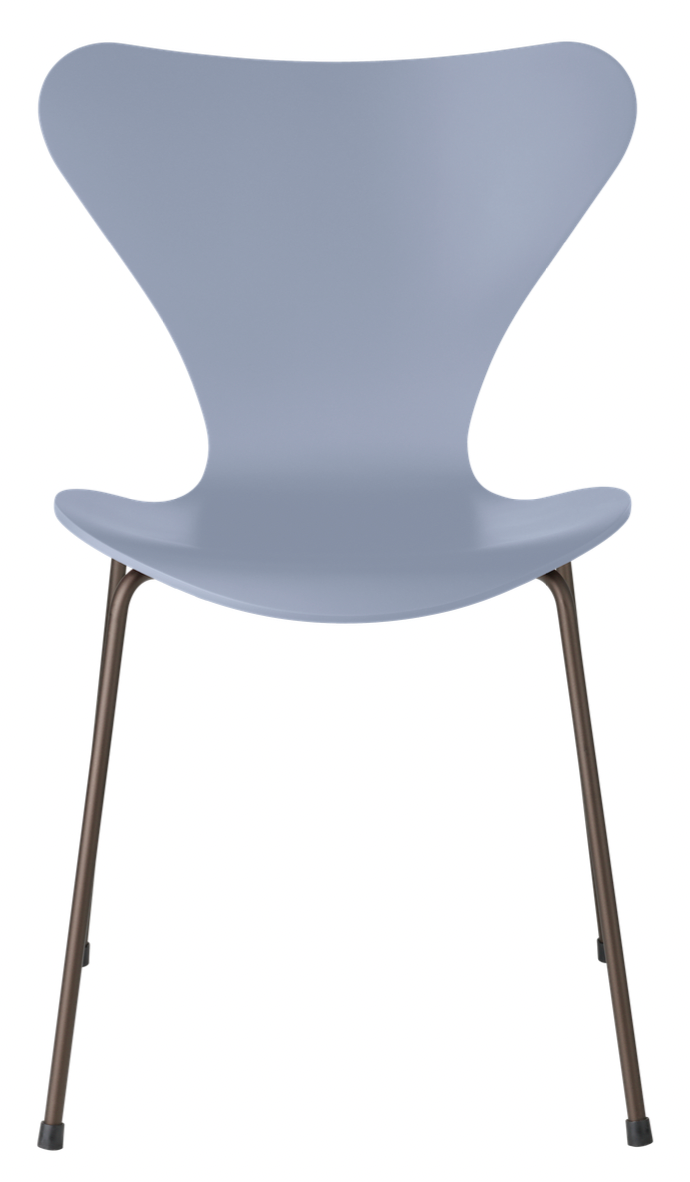 Series 7 - Lacquered - Fritz Hansen - Chairs - Lavender Blue - Brown Bronze - HORNE