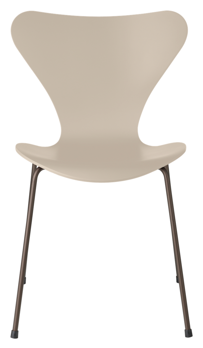 Series 7 - Lacquered - Fritz Hansen - Chairs - Light Beige - Brown Bronze - HORNE