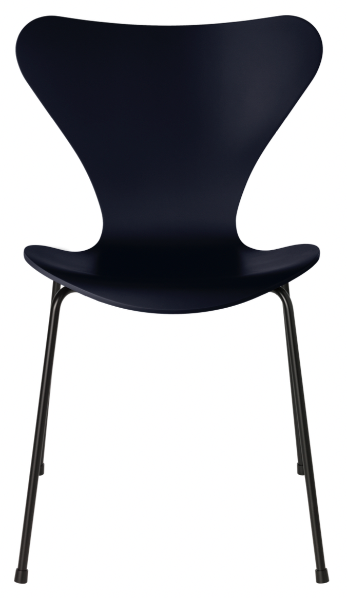 Series 7 - Lacquered - Fritz Hansen - Chairs - Midnight Blue - Black - HORNE