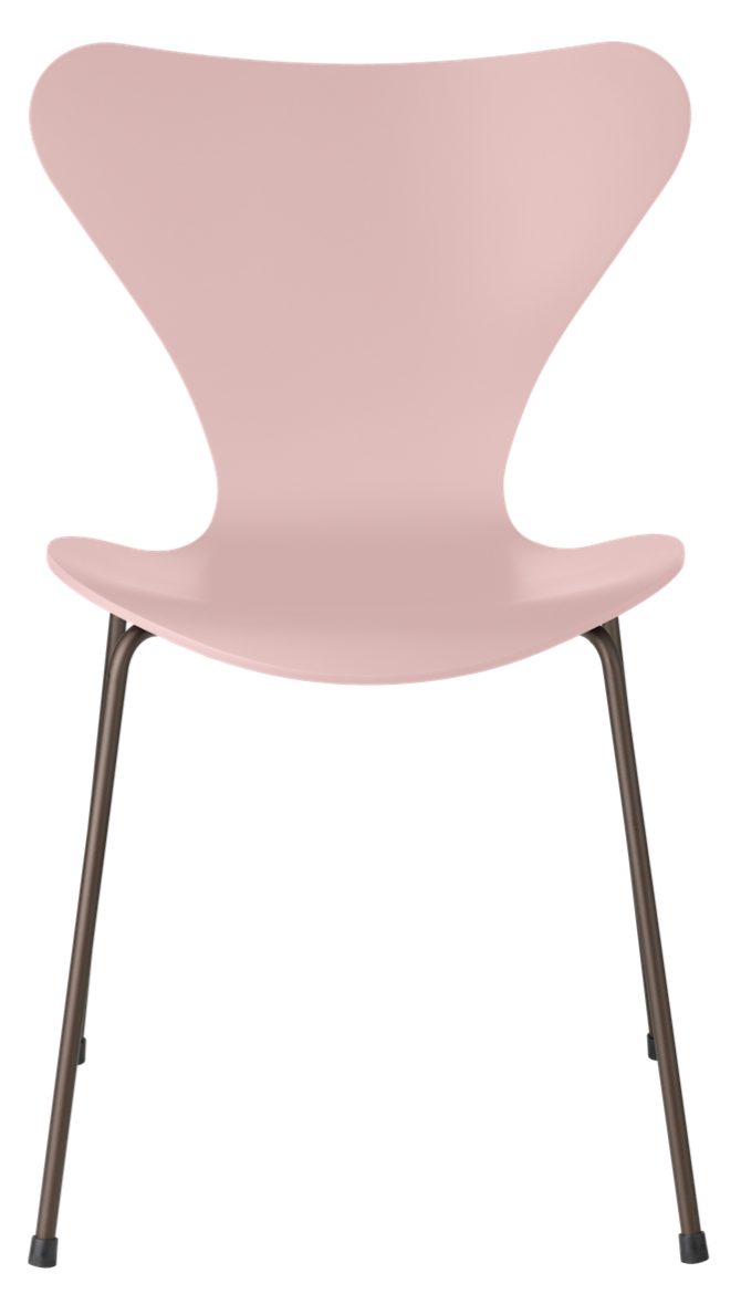 Series 7 - Lacquered - Fritz Hansen - Chairs - Pale Rose - Brown Bronze - HORNE
