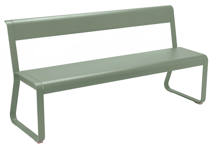 Bellevie Bench with Back - Fermob - Outdoor Furniture - Cactus - HORNE