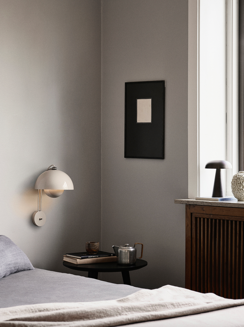 Flowerpot VP8 Wall Lamp - &Tradition Wall Sconces - Matte White - HORNE
