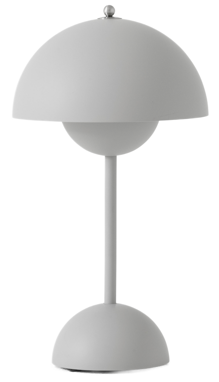 Flowerpot VP9 Table Lamp - &Tradition - Table + Task - Matte Light Grey - HORNE