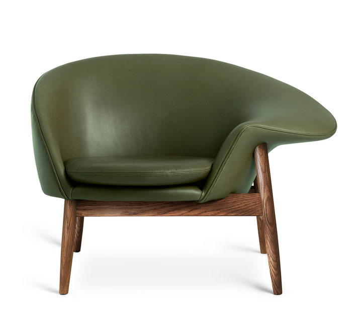 Fried Egg Lounge Chair - Warm Nordic - Chairs - Challenger 258/Smoked Oak - Right - Facing - HORNE