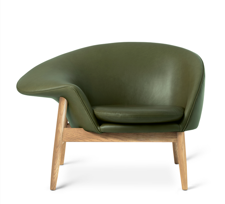 Fried Egg Lounge Chair - Warm Nordic - Chairs - Challenger 258/Teak - Left - Facing - HORNE