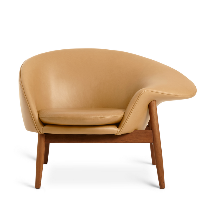 Fried Egg Lounge Chair - Warm Nordic - Chairs - Soave/Teak - Right - Facing - HORNE
