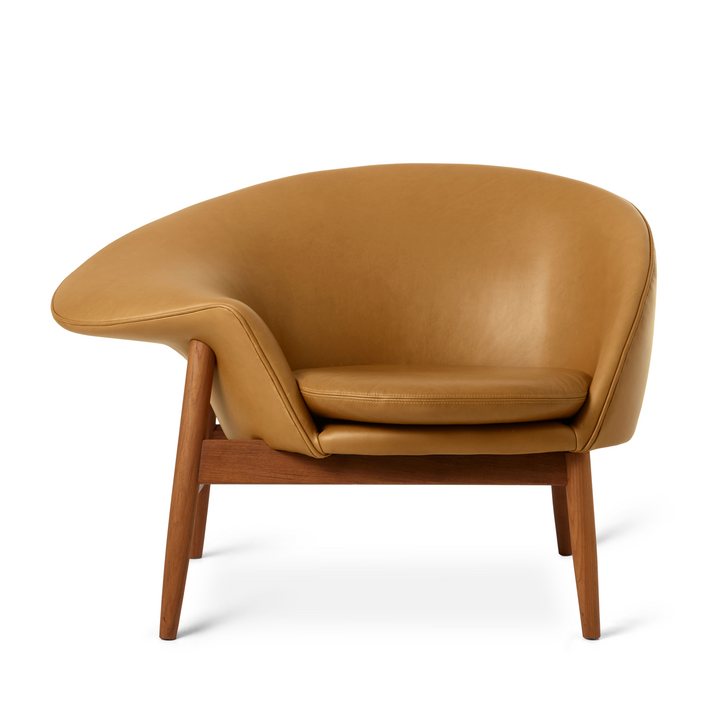Fried Egg Lounge Chair - Warm Nordic - Chairs - Vitoria/Teak - Left - Facing - HORNE