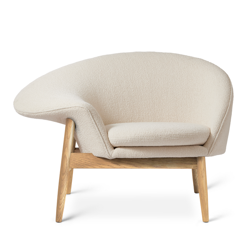 Fried Egg Lounge Chair - Warm Nordic - Chairs - Barnum 09/Smoked Oak - Left - Facing - HORNE