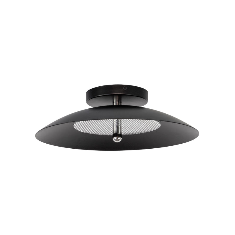 Signal Flush Mount - Souda Ceiling Lights - White x Brass - HORNE