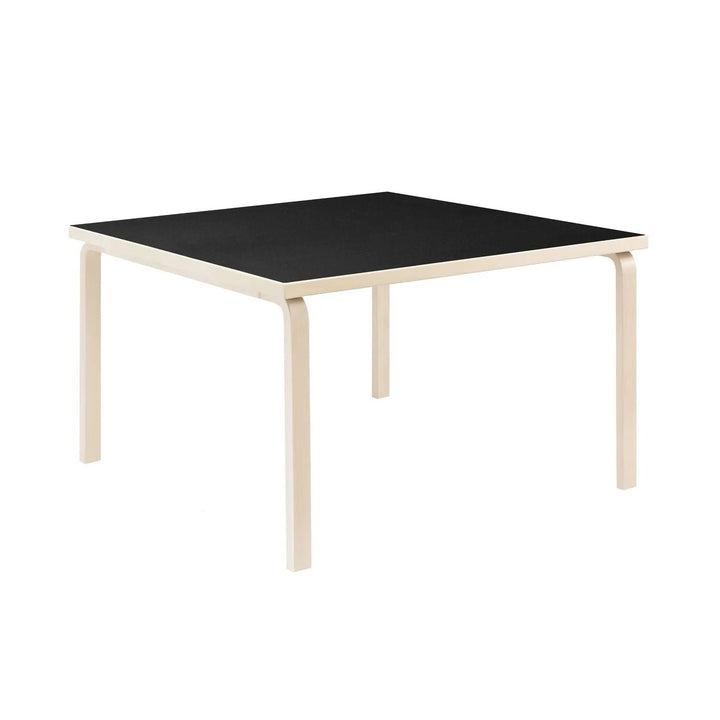 Aalto Table 84 - Artek Tables + Desks - Birch/Black Linoleum - HORNE