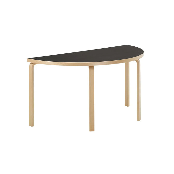 Aalto Table 96 - Artek Tables + Desks - Birch/Black Linoleum - HORNE