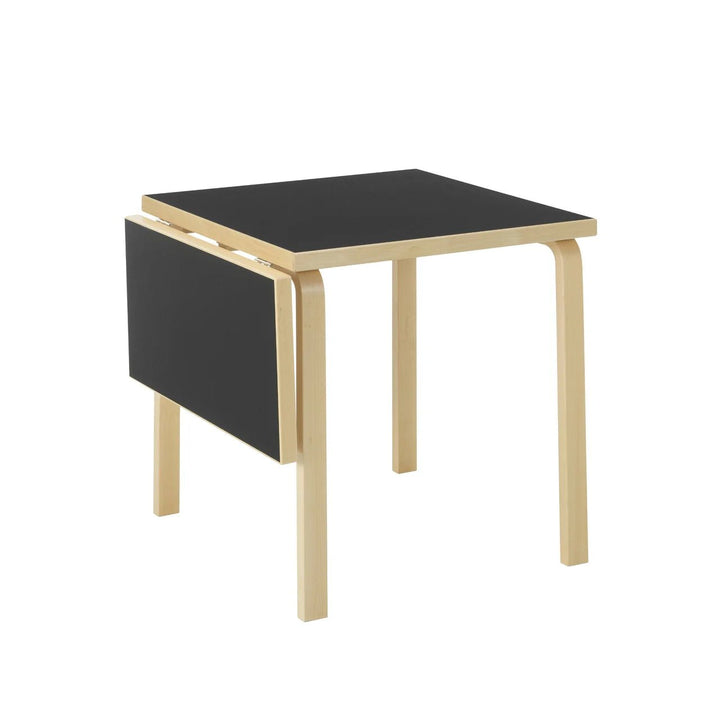Aalto Table Foldable DL81C - Artek Tables + Desks - Birch/Black Linoleum - HORNE