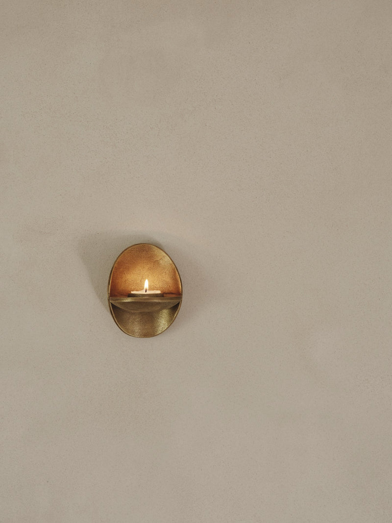 Agapé Wall Tealight Holder - Ferm Living - Candle Holders - HORNE