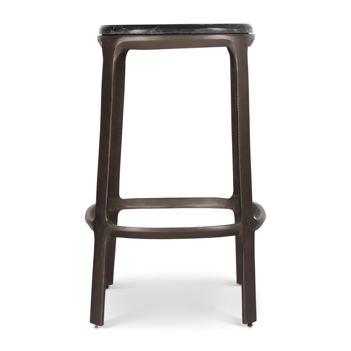 Alfie Counter Stool - Urbia Stools + Benches + Ottomans - Toronto Sand Antique Nickel - HORNE