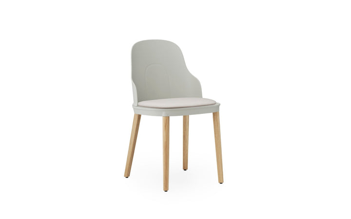 Allez Chair Upholstery Oak - Normann Copenhagen Dining Chairs - Allez Chair Upholstery Sunbrella Canvas Oak - Warm Grey/Canvas SJA 3988 - HORNE