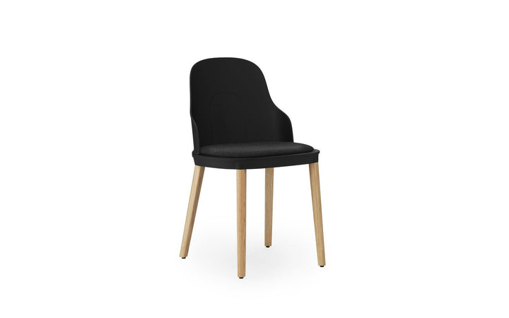 Allez Chair Upholstery Oak - Normann Copenhagen Dining Chairs - Allez Chair Upholstery Main Line Flax Oak - Black/MLF28 - HORNE