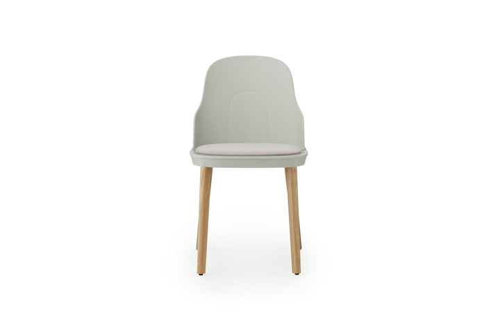 Allez Chair Upholstery Oak - Normann Copenhagen Dining Chairs - Allez Chair Upholstery Sunbrella Canvas Oak - Warm Grey/Canvas SJA 3988 - HORNE