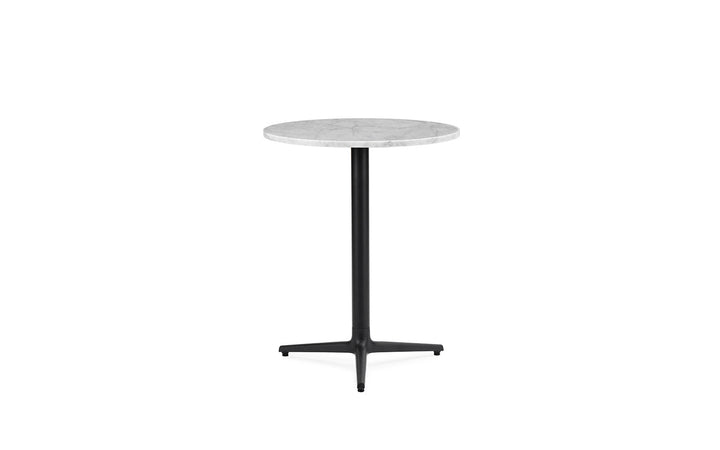 Allez Table 3L H75 Ø60 cm Marble - Normann Copenhagen Cafe Tables - White - HORNE