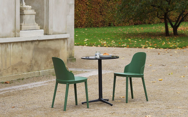 Allez Table 3L H75 Ø60 cm Wood - Normann Copenhagen Cafe Tables - Black Oak - HORNE
