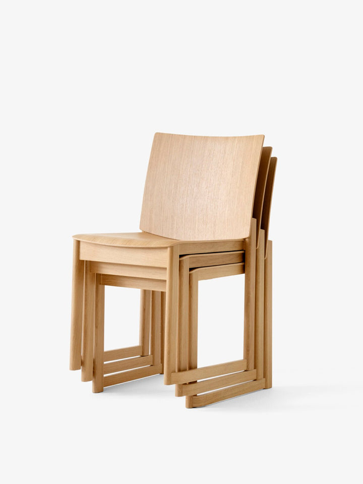 Allwood Side Chair - &Tradition Chairs - Clear Lacquered Oak - HORNE
