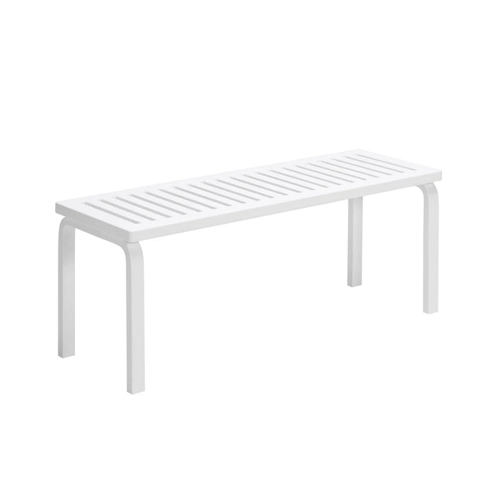 Alvar Aalto 153A Bench - Artek Stools + Benches + Ottomans - White Lacquer - HORNE