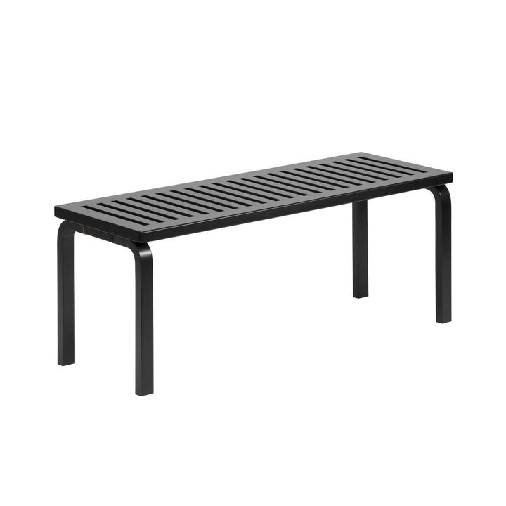 Alvar Aalto 153A Bench - Artek Stools + Benches + Ottomans - Black Lacquer - HORNE