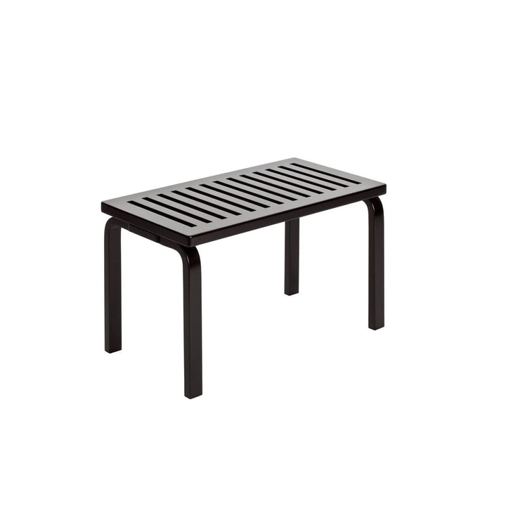 Alvar Aalto 153B Bench - Artek Stools + Benches + Ottomans - Black Lacquer - HORNE