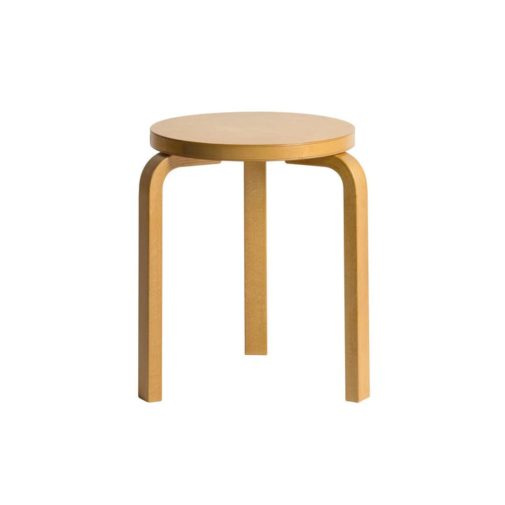 Alvar Aalto Stool 60 - Artek Stools + Benches + Ottomans - Honey Stained - HORNE